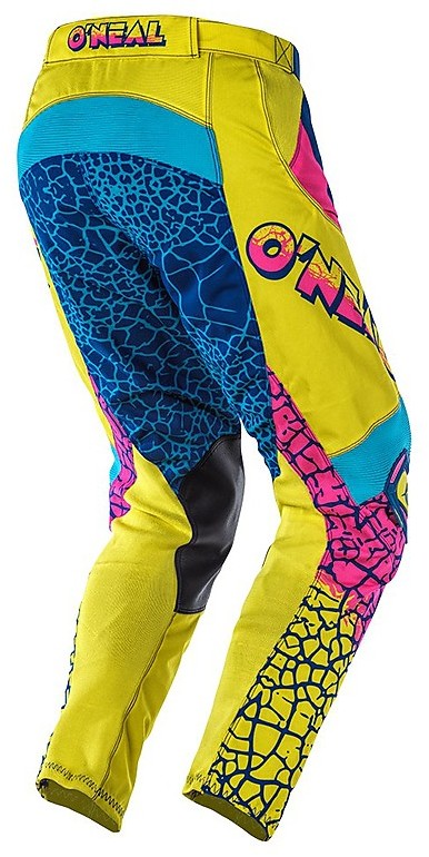 O'neal Moto Cross Enduro Pants Mayhem CRACKLE 91 Yellow Blue White For ...