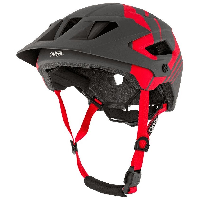 Oneal Mtb eBike Defender Nova Bike Helmet Black Gray Red