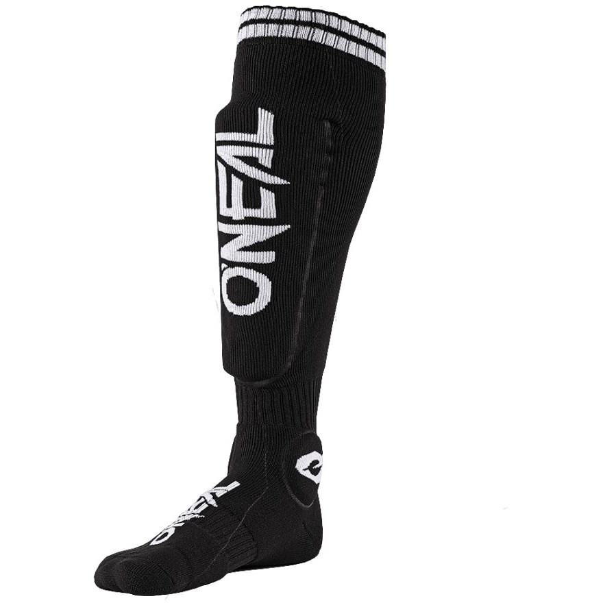 Oneal MTB Ebike Lange Socken Mit Schienbein- und Knöchelschutz Schwarz