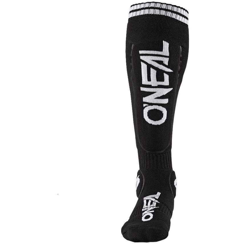 Oneal MTB Ebike Lange Socken Mit Schienbein- und Knöchelschutz Schwarz