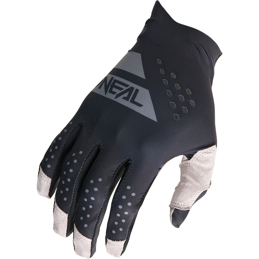 O'NEAL PIN IT SLIP-ON Cross Enduro Motorcycle Gloves Black Grey