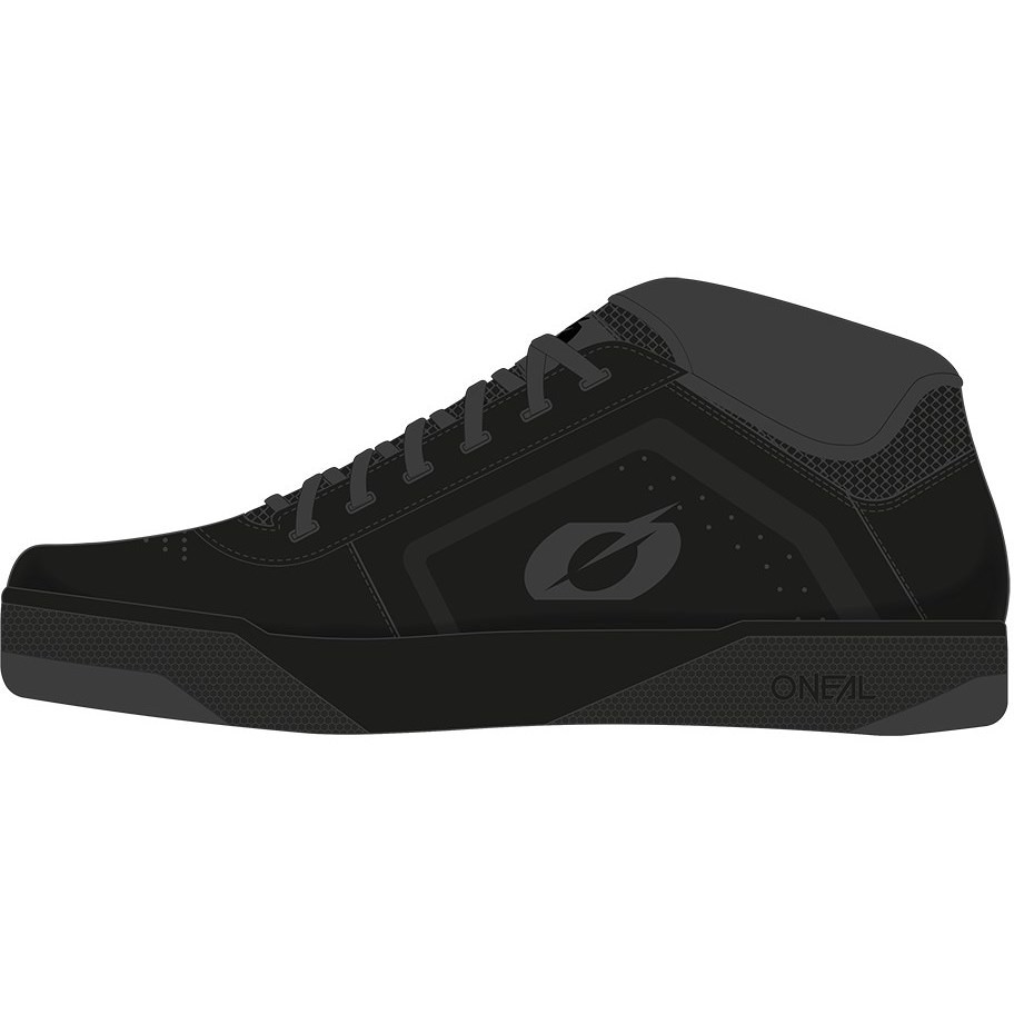 Oneal Pinned Pro Flat Pedal V.22 MTB Ebike Shoes Black gray
