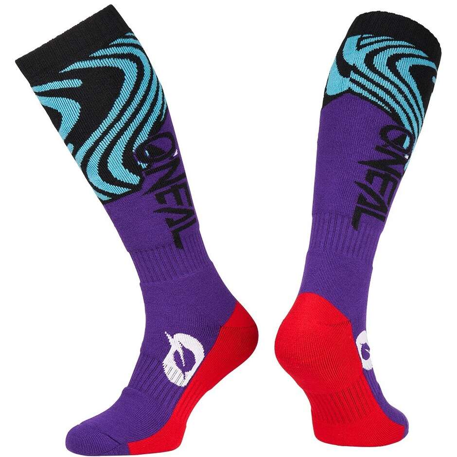Oneal PRO MX NOVA Purple Cross Enduro Motorcycle Socks