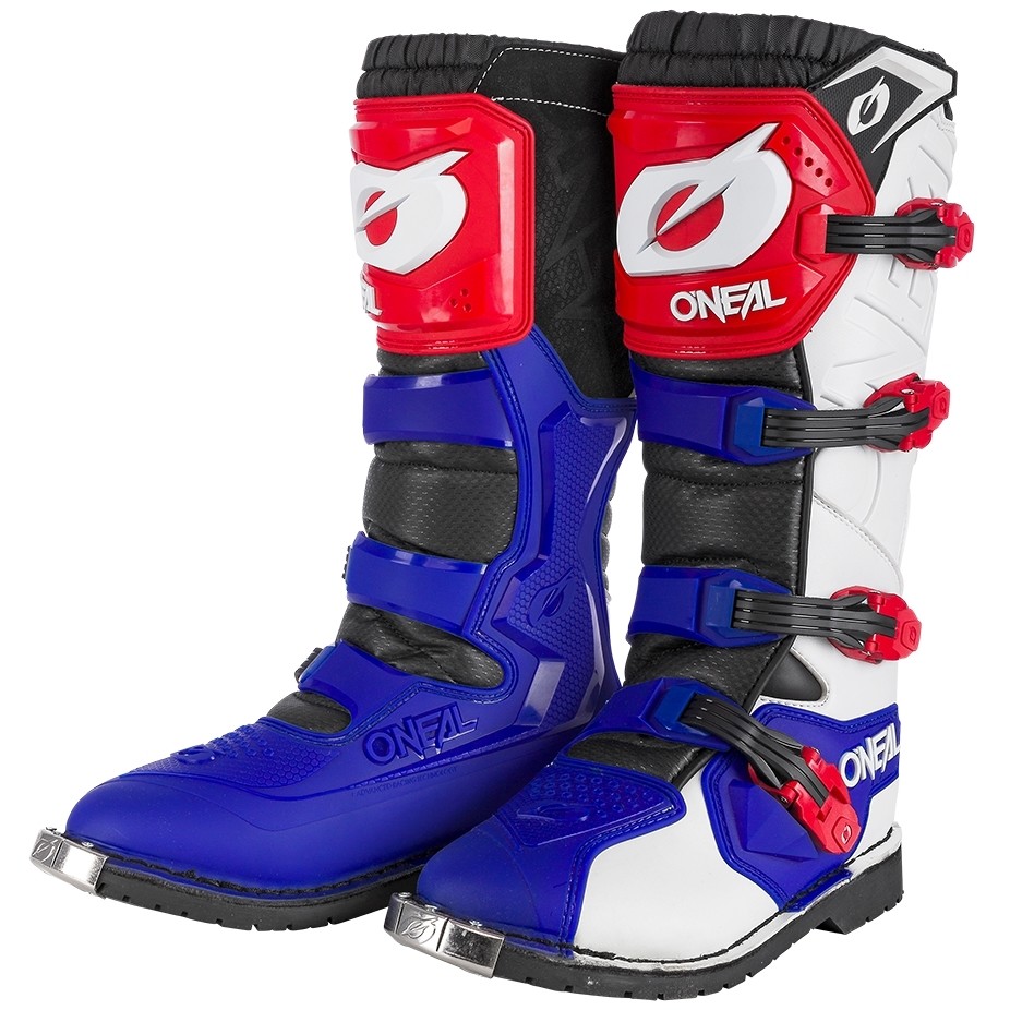 O'Neal RIDER PRO Cross Enduro Motorcycle Boots Blue White Red