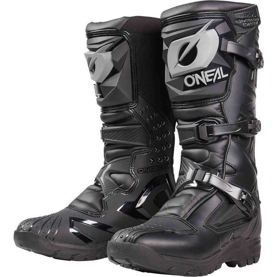 O'NEAL RSX Adventure Black Cross Enduro Motorcycle Boots