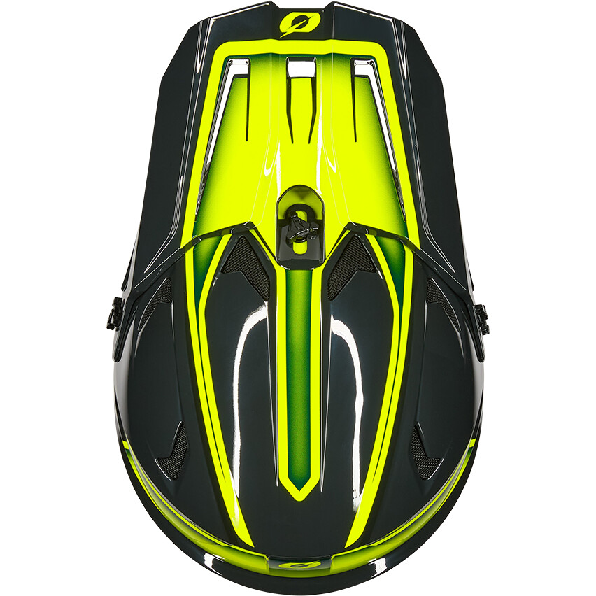 O'NEAL SONUS SLICK Full Face MTB Helmet, Grey, Fluorescent Yellow