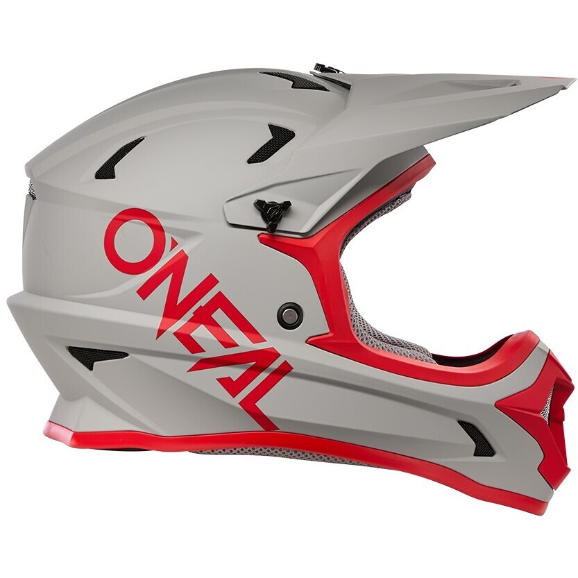 ONeal Sonus Solid Fahrradhelm Grau Rot