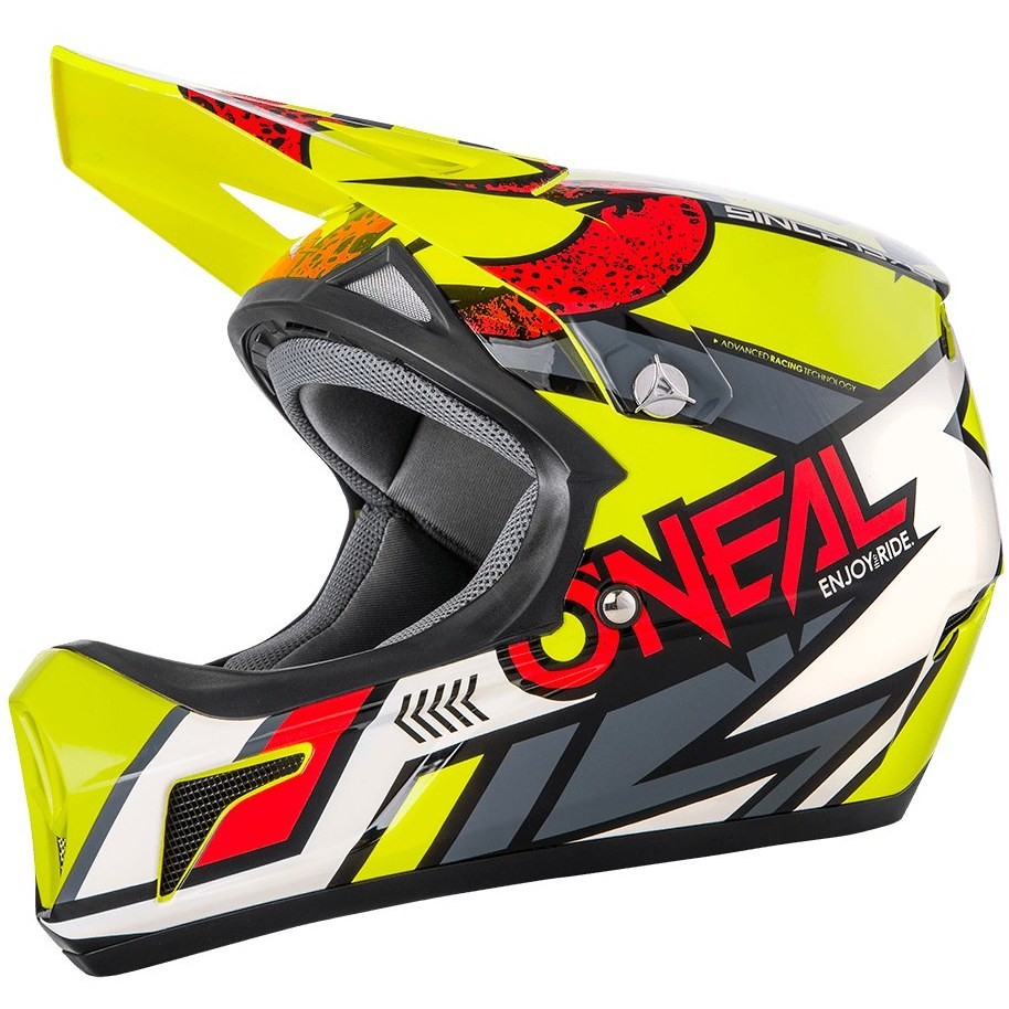 Oneal Sonus Strike Gelb MTB eBike Helm mit vollem Gesicht