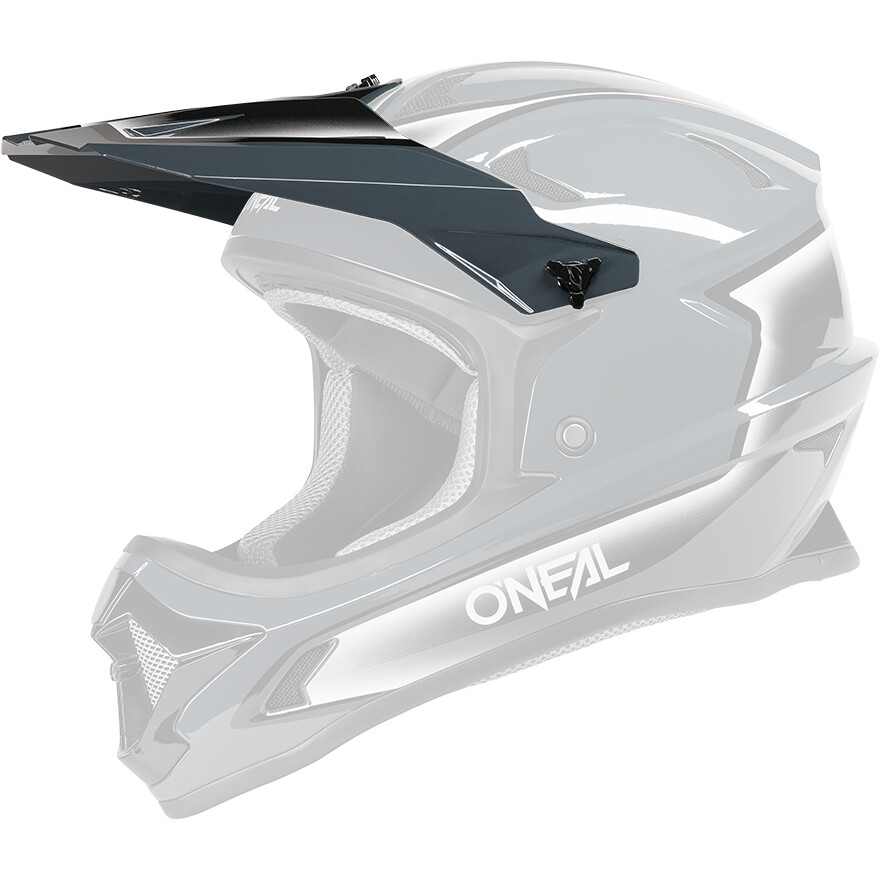 O'NEAL Visier für SONUS SLICK MTB Integralhelm, Schwarz/Grau