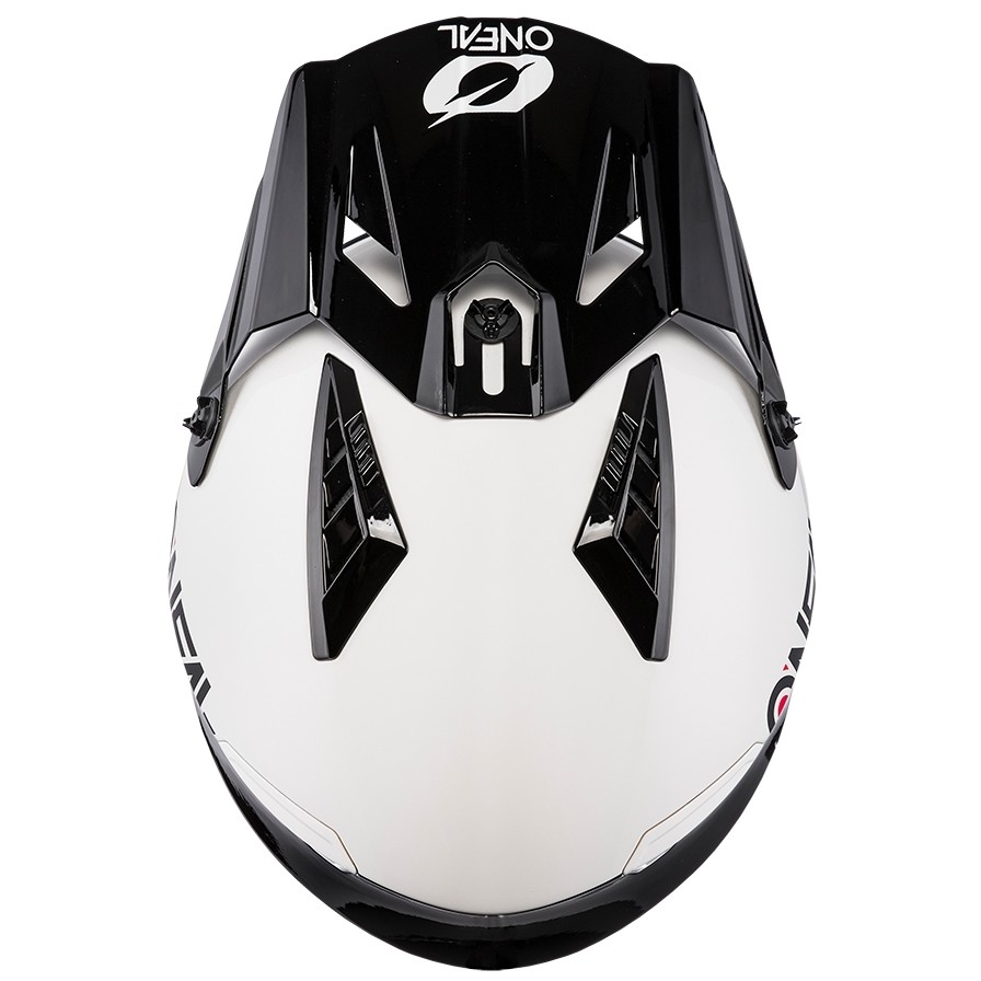Oneal Volt Helmet Cleft Motorcycle Helmet Black White (55 56 Cm)