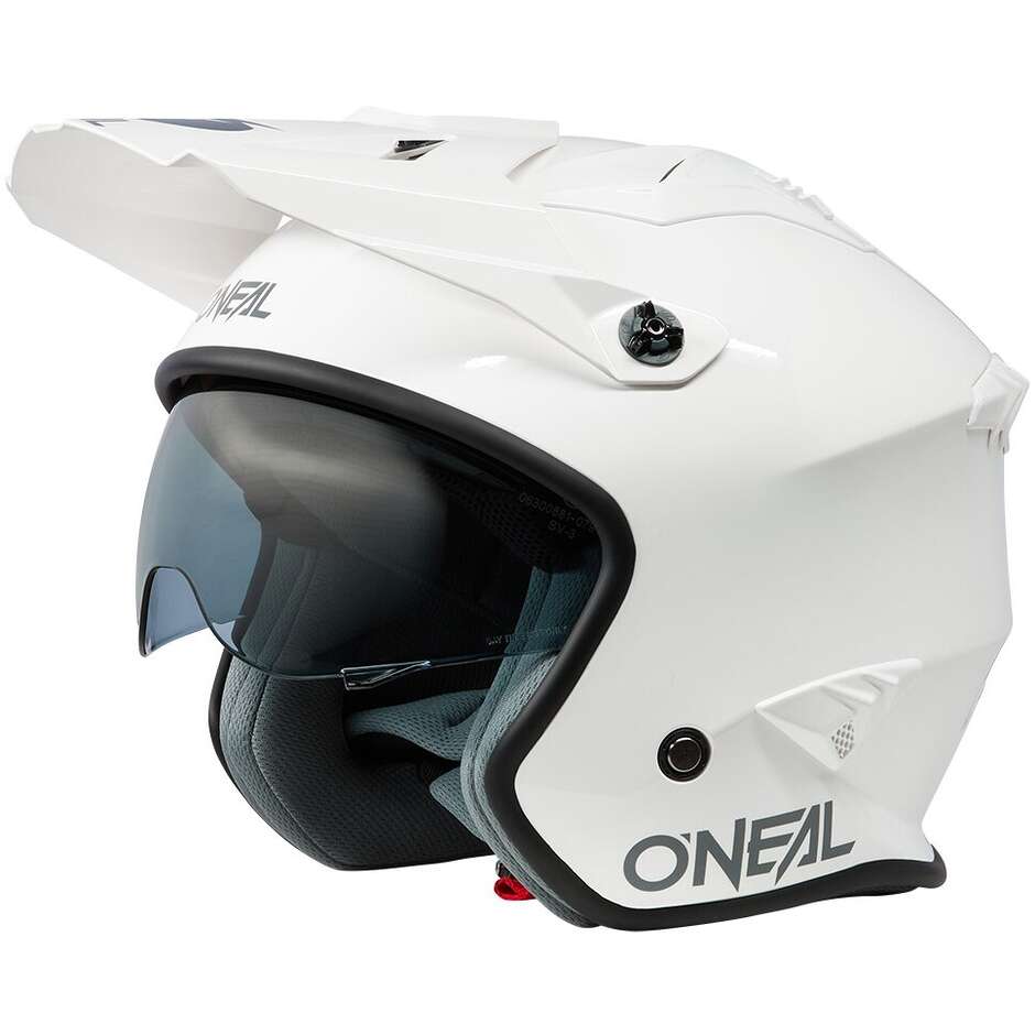 Oneal VOLT Helmet SOLID White Motorcycle Jet Helmet