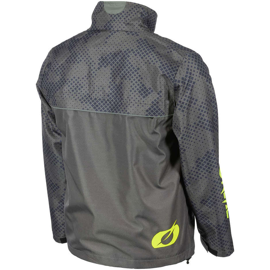 Oneal Waterproof Jacket Shoe Rain V.22 Gray Yellow