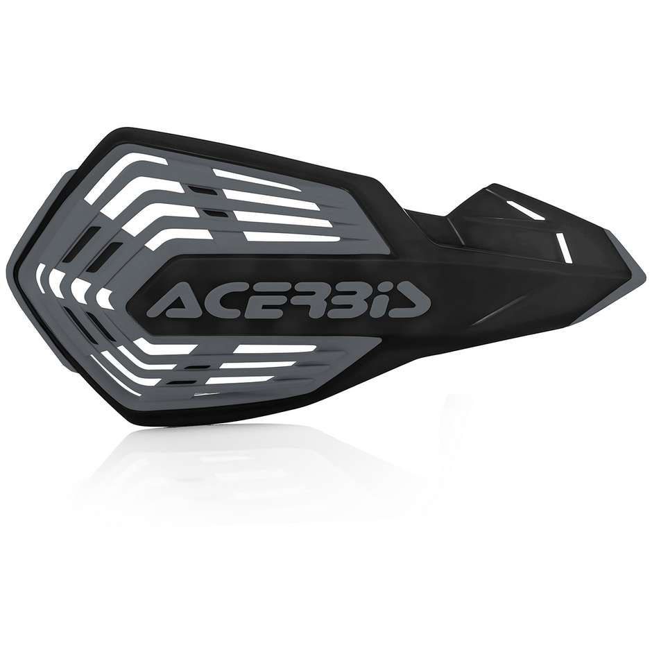 Open Handguards With Acerbis X-FUTURE Black Gray Bracelet