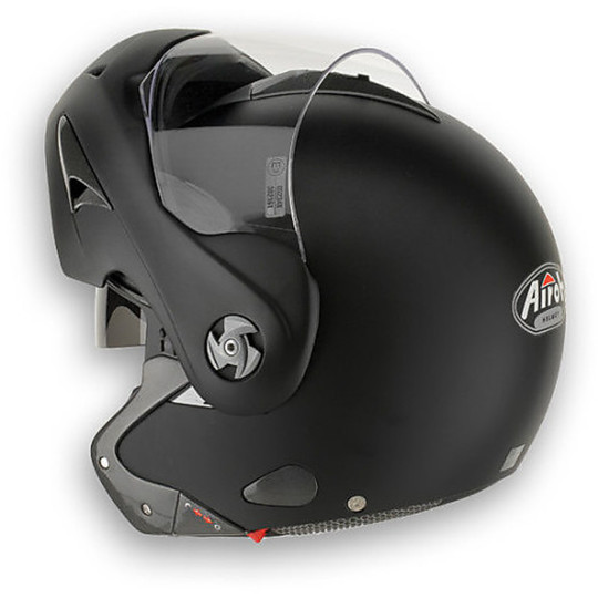 Openable Modular Motorcycle Helmet Airoh Mathisse Rsx Color Matte Black
