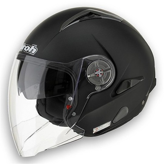Openable Motorradhelm Airoh J105 Doppel Homologation Farbe Matte Black