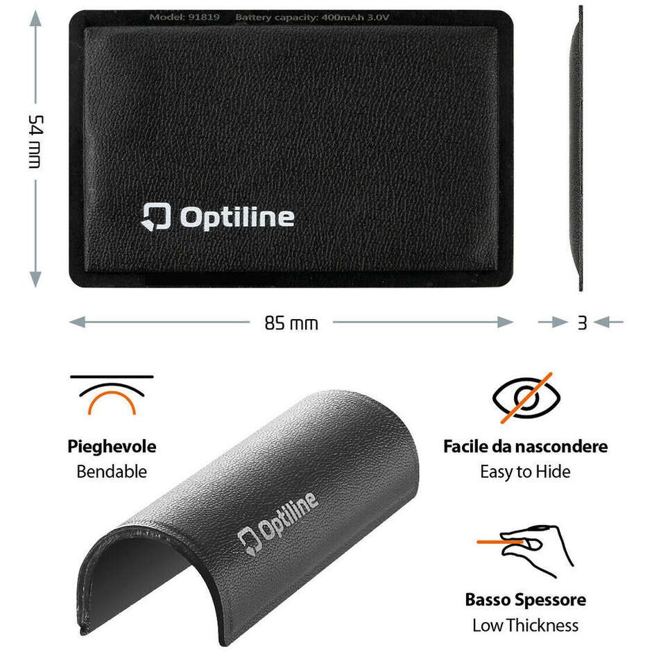 OPTI TRACKER COMPACT Ultra-Thin Foldable Adhesive Tracker