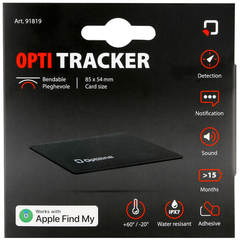 OPTI TRACKER COMPACT Ultra-Thin Foldable Adhesive Tracker