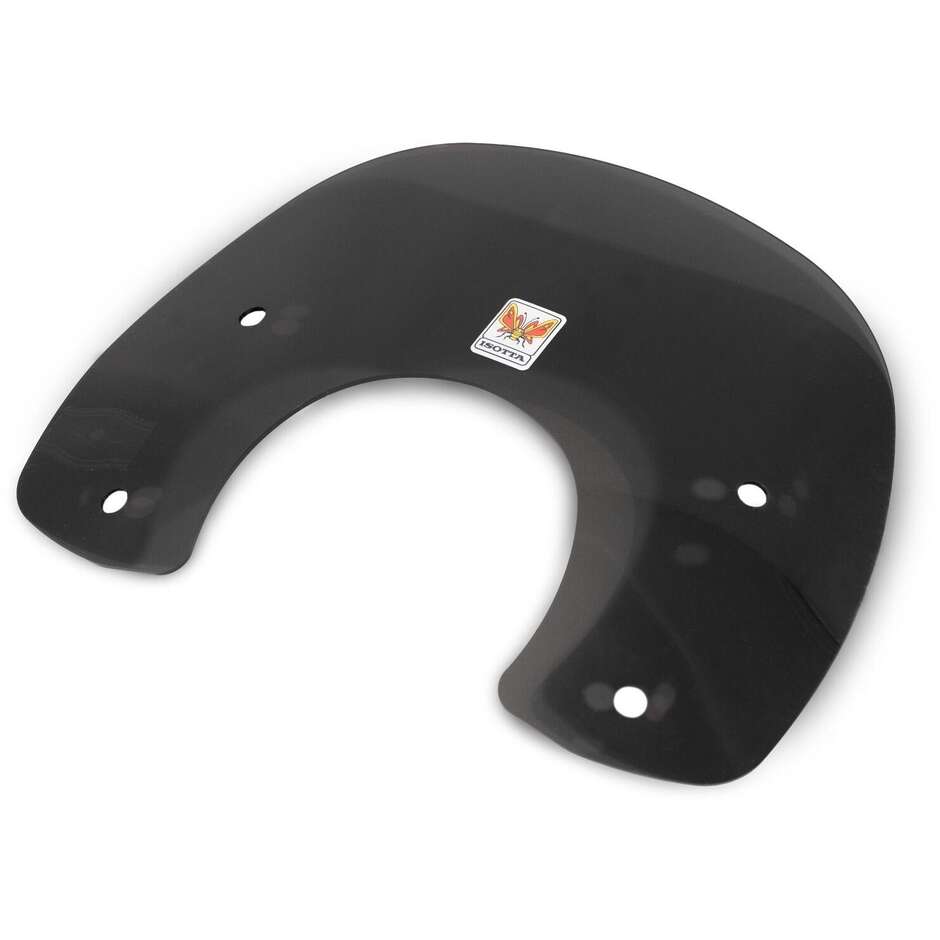 Original Isotta Type Windshield For Vespa Primavera Dark Smoke