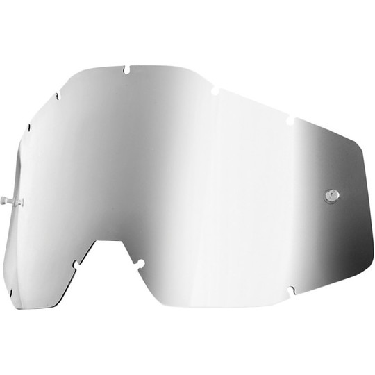 Original Sunglasses Silver Mirror Lens For 100% Accuri Racecraft and Strata