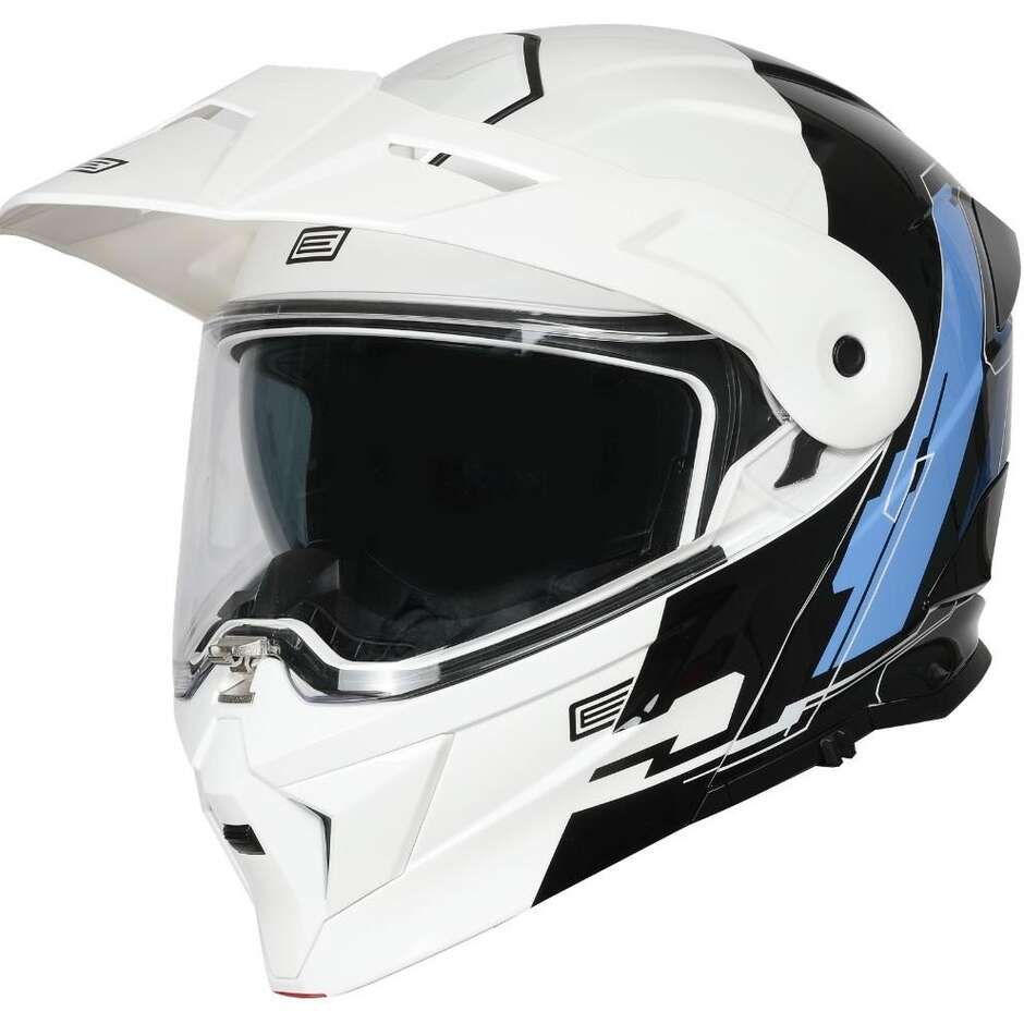 ORIGINE ADVENTURE CYBORG Modular Motorcycle Helmet, Red, White, Black