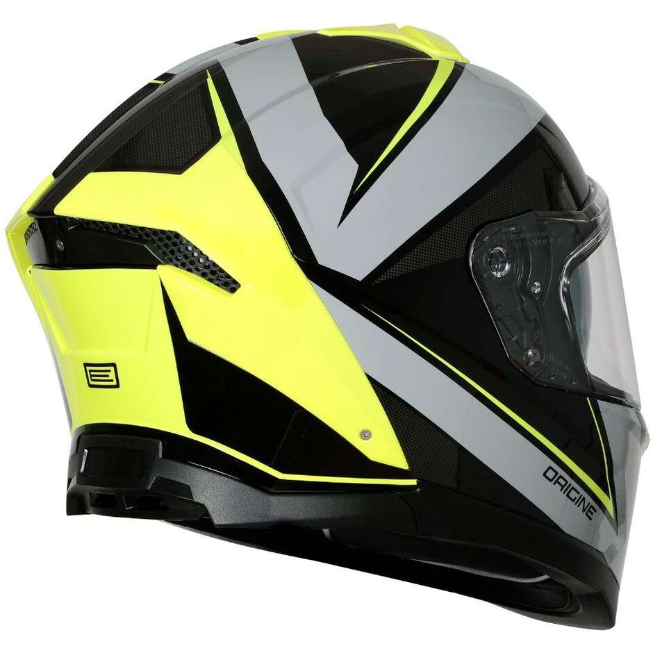 Origine ETNA MINIMAL GELB SCHWARZ Integralhelm für Motorräder