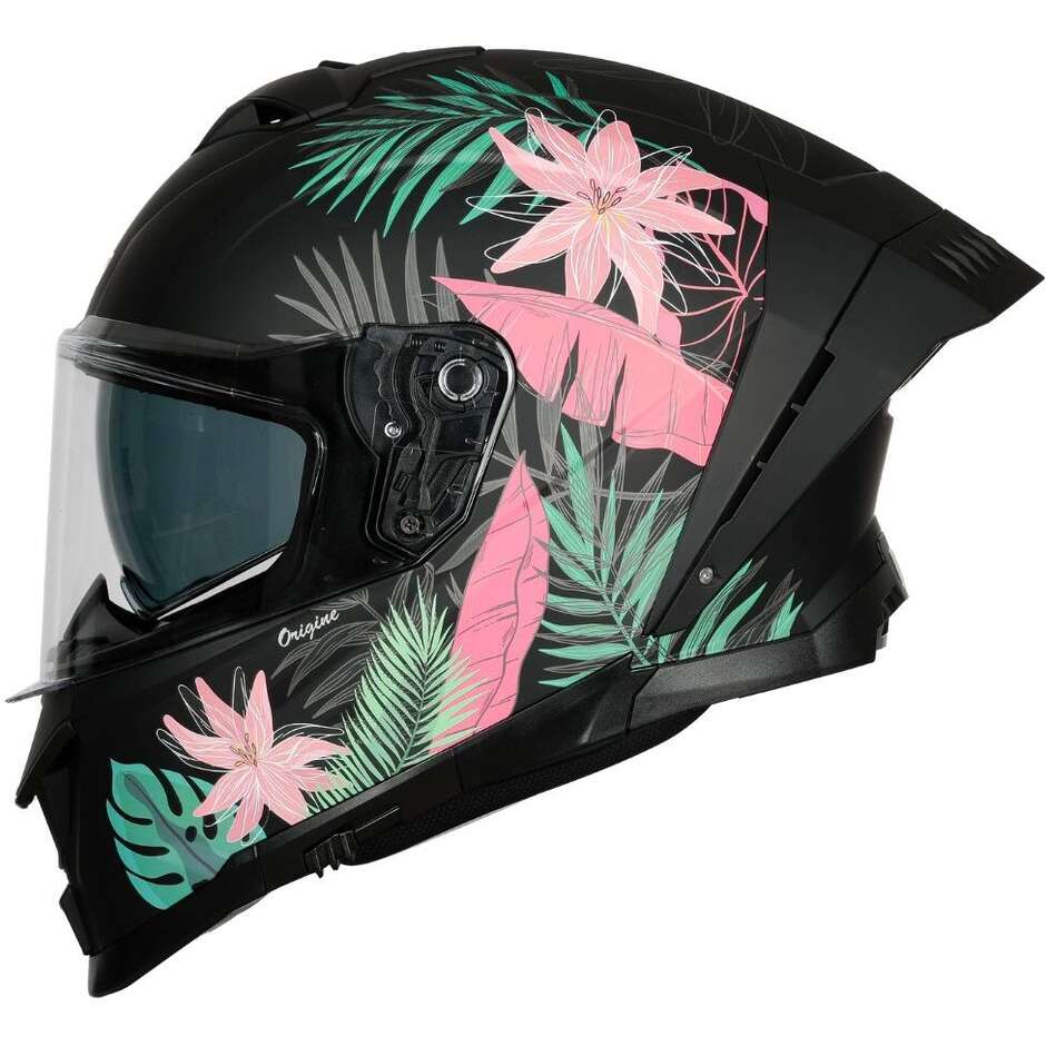 Origine ETNA TROPICAL PINK BLACK Full Face Motorcycle Helmet