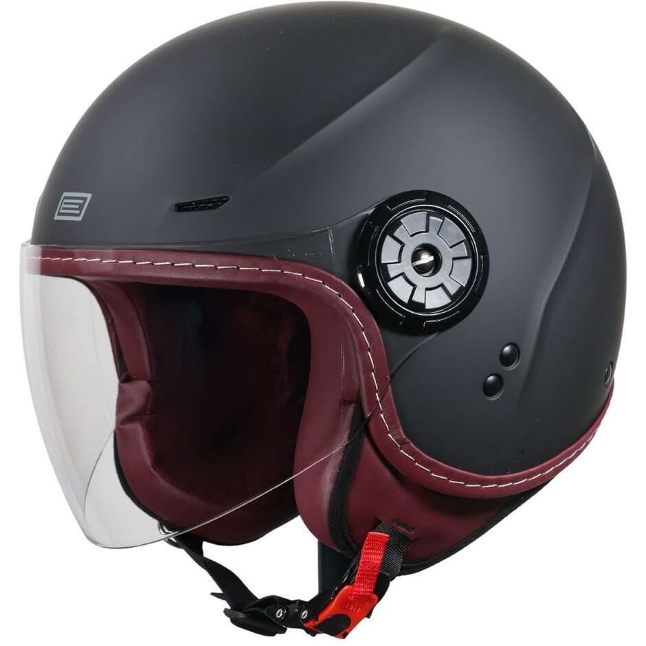 Origine GARDA SOLID Jet Motorradhelm, Mattschwarz