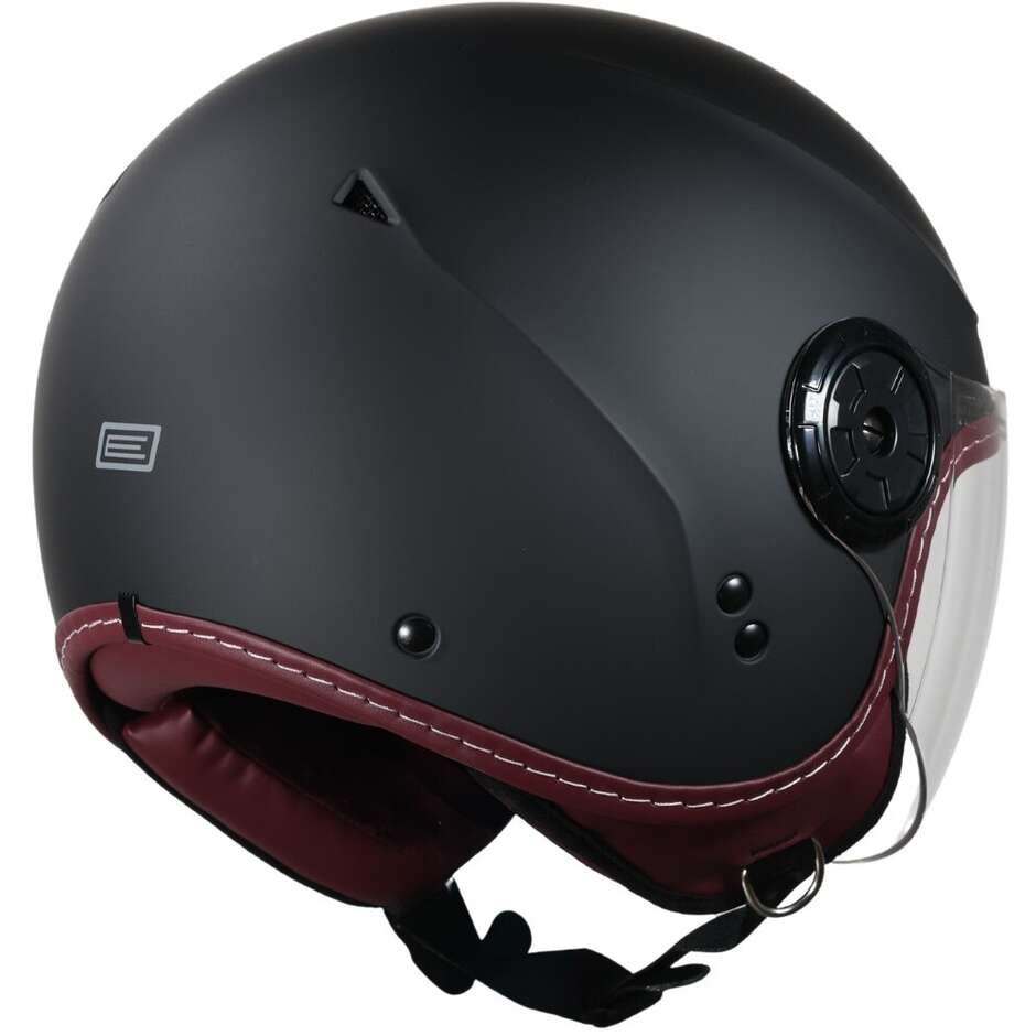 Origine GARDA SOLID Jet Motorradhelm, Mattschwarz