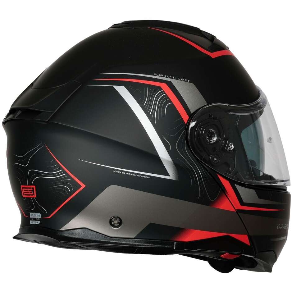 Origine ORIGINE LOGIC + BT PATH Modular Motorcycle Helmet P/J Red Black