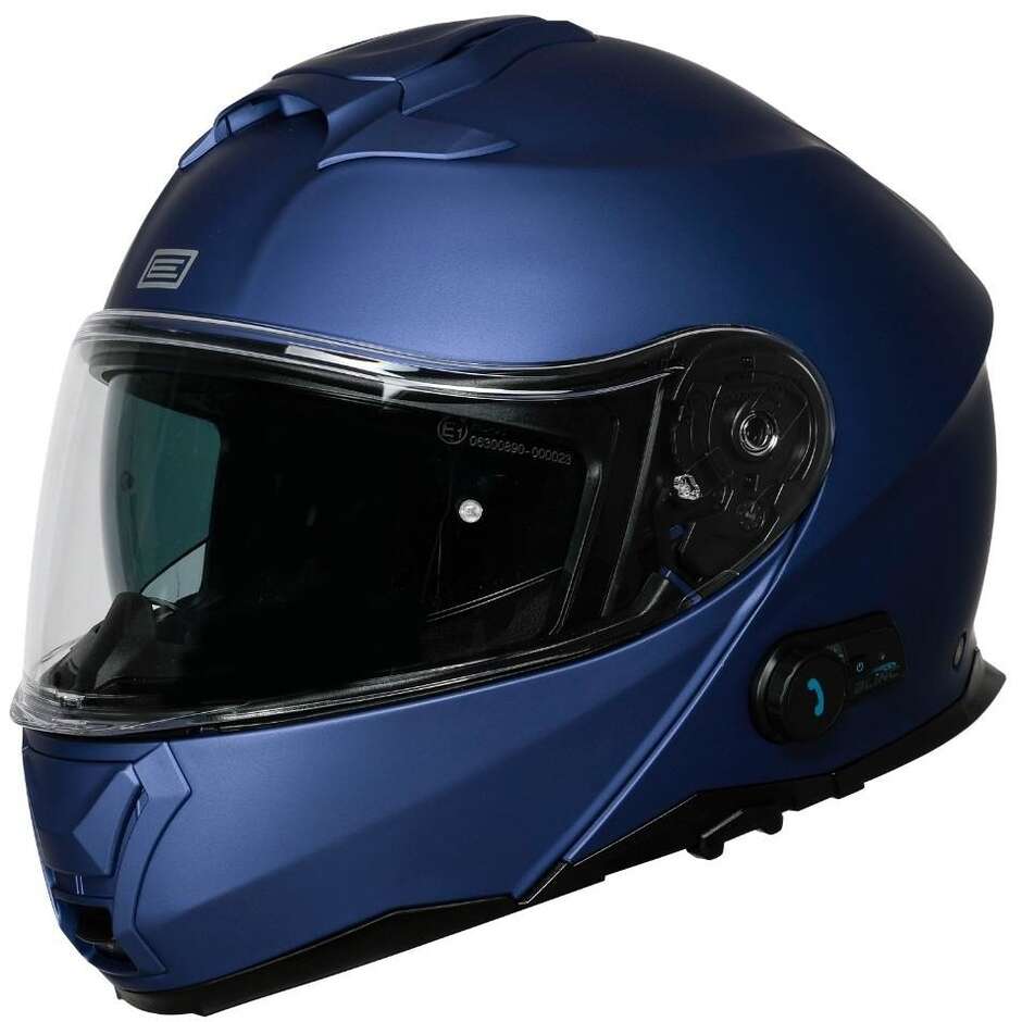 Origine ORIGINE LOGIC + BT SOLID Blue Modular Motorcycle Helmet