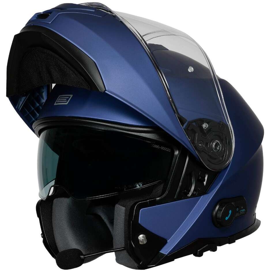 Origine ORIGINE LOGIC + BT SOLID Blue Modular Motorcycle Helmet