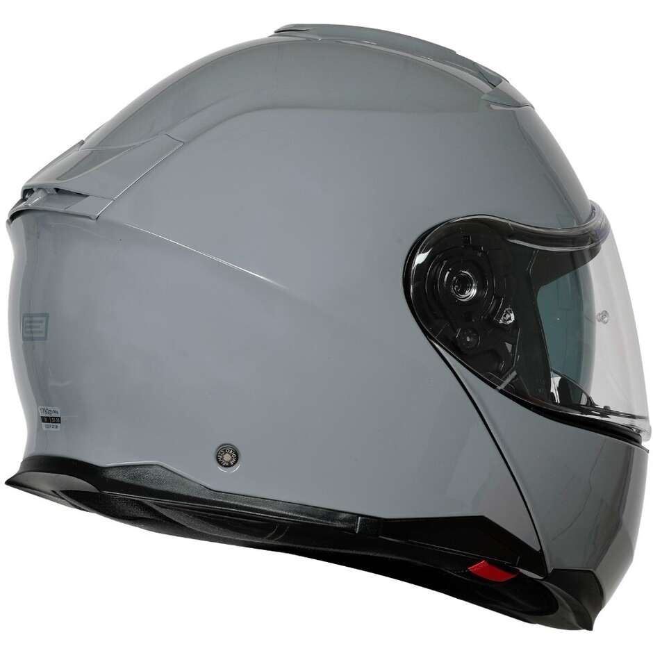 Origine ORIGINE LOGIC + BT SOLID Modular Motorcycle Helmet P/J Grey