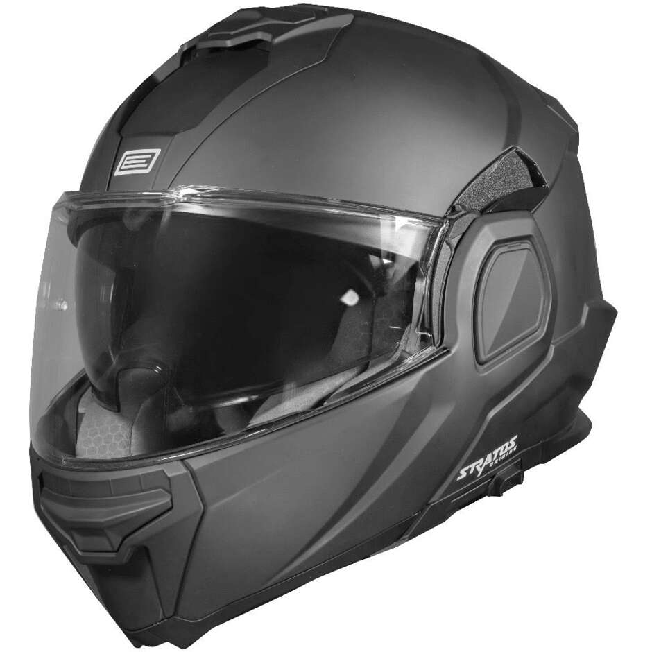Origine STRATOS Solid Modular Motorcycle Helmet P/J Matt Black