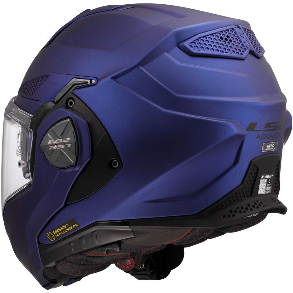 P/J Modular Motorcycle Helmet in HPFC LS2 FF901 ADVANT