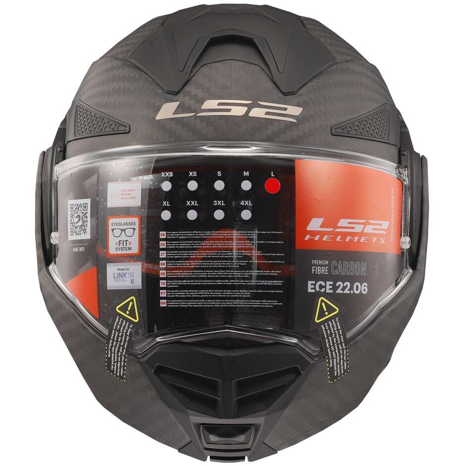 P/J Modularer Motorradhelm aus Carbon LS2 FF901 ADVANT