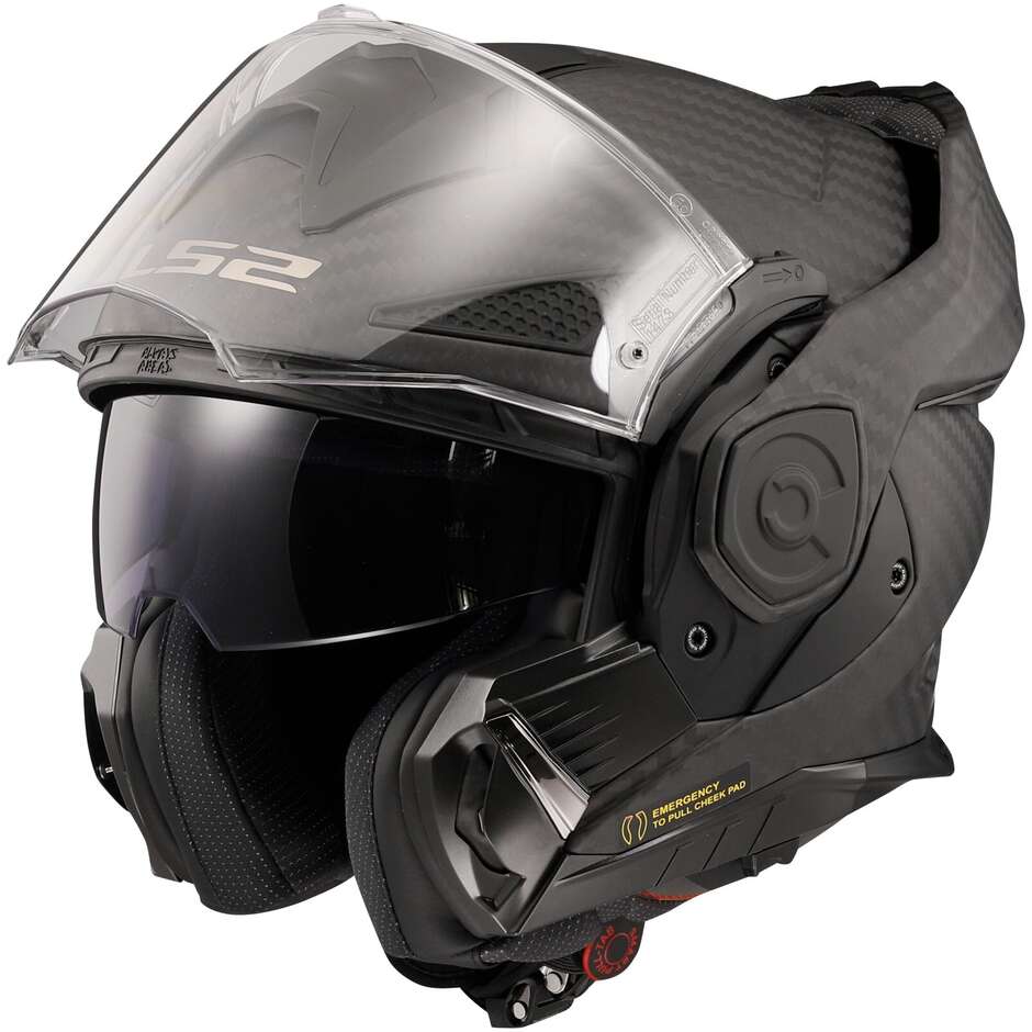 P/J Modularer Motorradhelm aus Carbon LS2 FF901 ADVANT