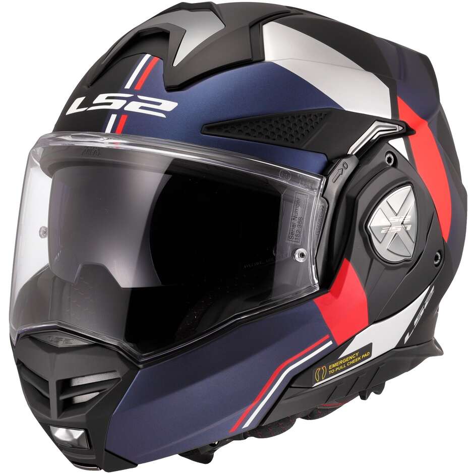 P/J Modularer Motorradhelm aus HPFC LS2 FF901 ADVANT