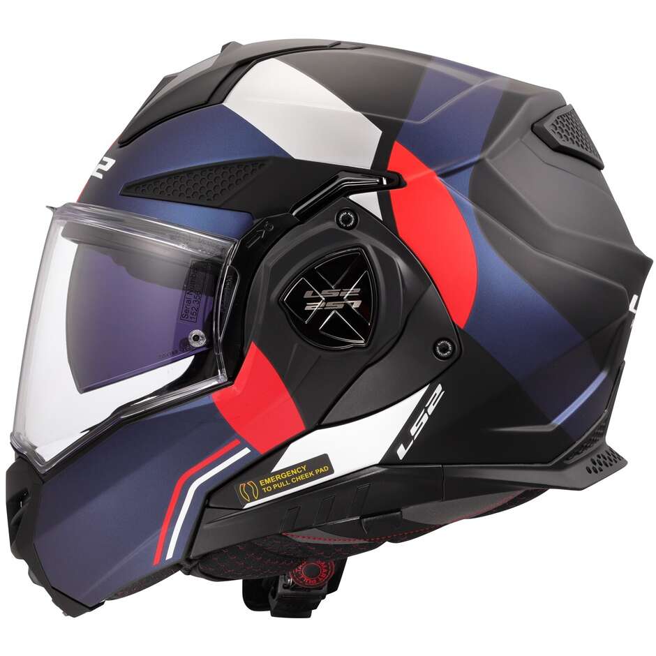 P/J Modularer Motorradhelm aus HPFC LS2 FF901 ADVANT