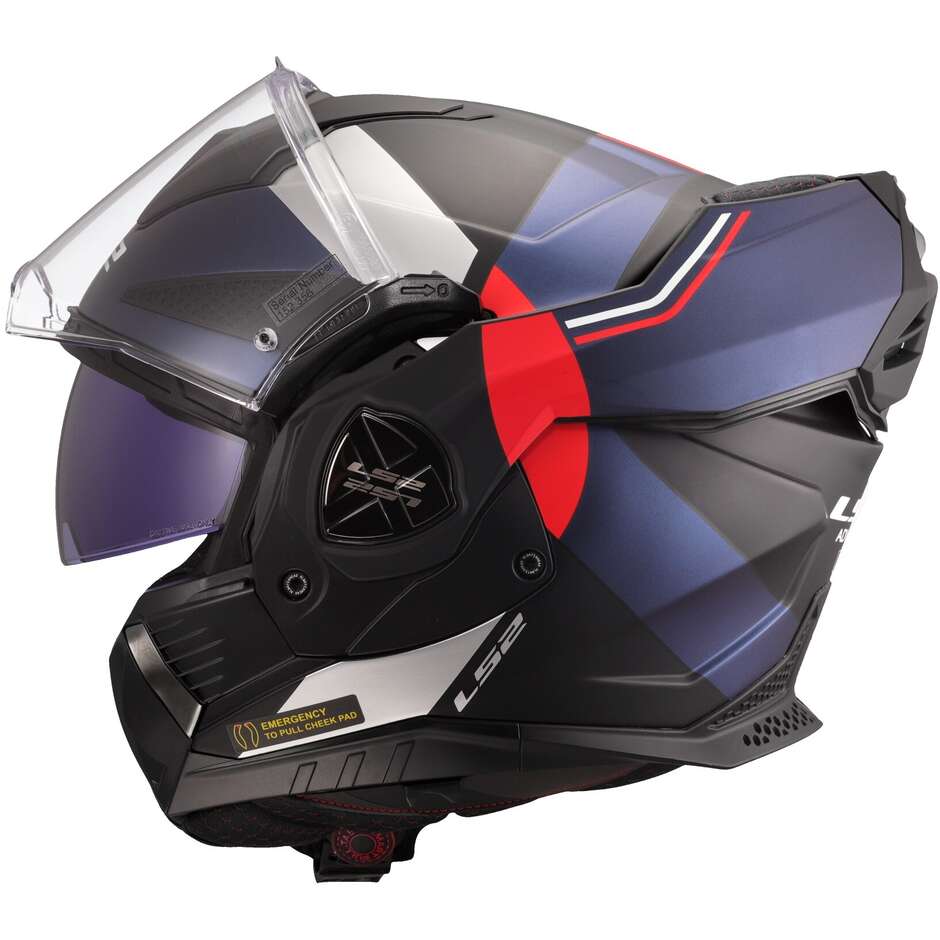P/J Modularer Motorradhelm aus HPFC LS2 FF901 ADVANT