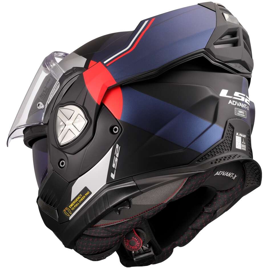 P/J Modularer Motorradhelm aus HPFC LS2 FF901 ADVANT