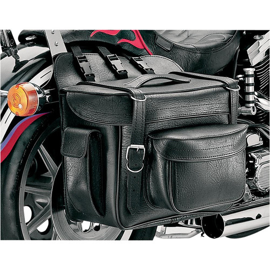 Paar abnehmbare Seitenmotorradtaschen Alle American Rider Box-Style XXL