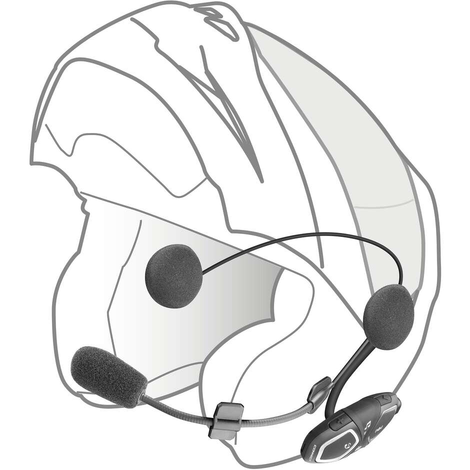 Paar Bluetooth CellularLine CONNECT Motorrad-Sprechanlagen 