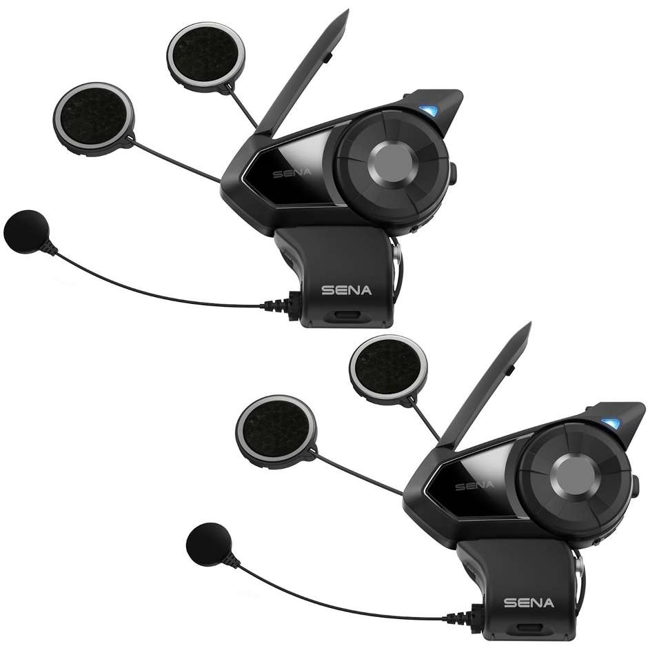 Paar Bluetooth-Sprechanlagen Moto Sena Mesh Intercom 30K (x 2 Helme)