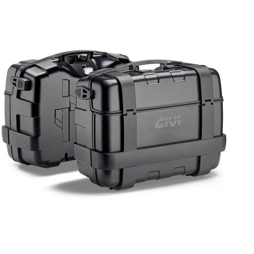 Paar Givi TRK33BB TREKKER LITE Schwarze 33 Liter Monokey Seitenkoffer