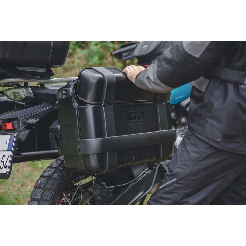 Paar Givi TRK33BB TREKKER LITE Schwarze 33 Liter Monokey Seitenkoffer
