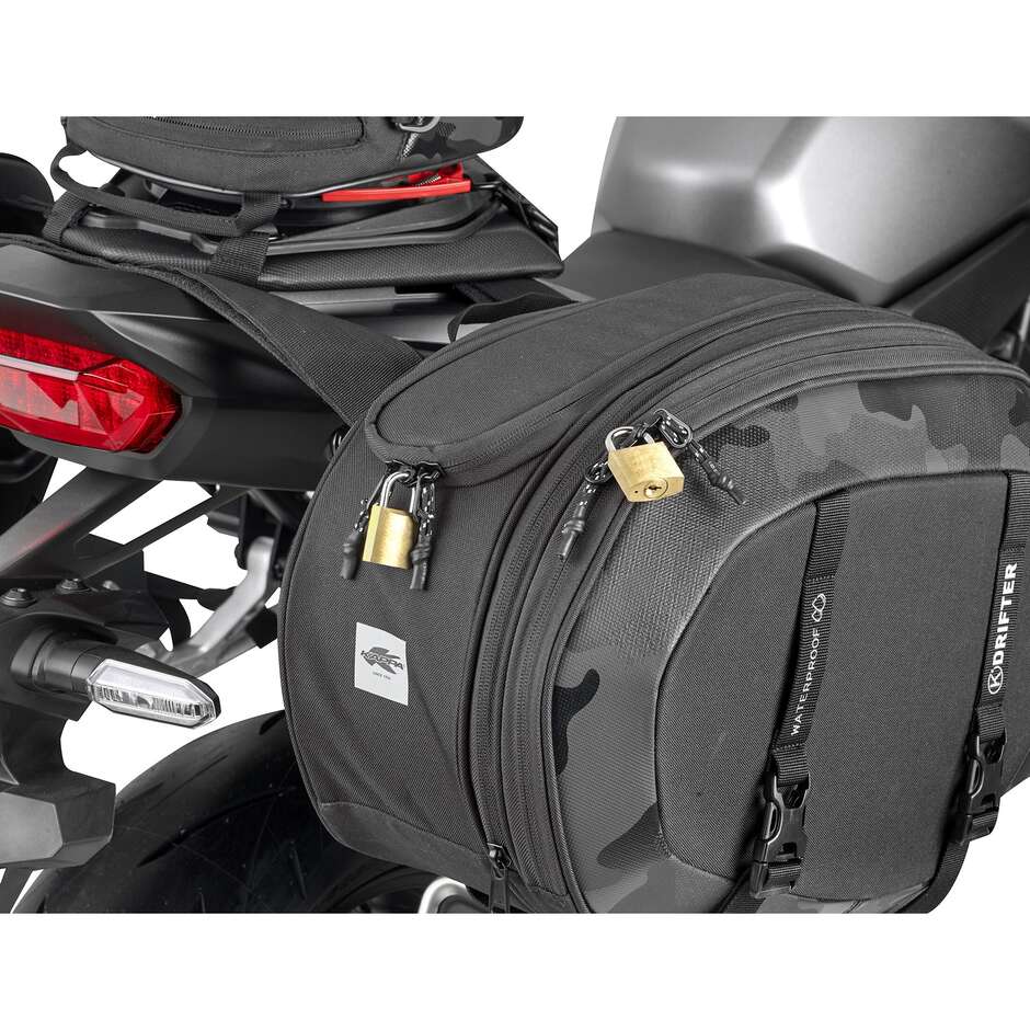 Paar Kappa DR05 K'DRIFTER Motorrad-Seitentaschen, 40–52 Liter