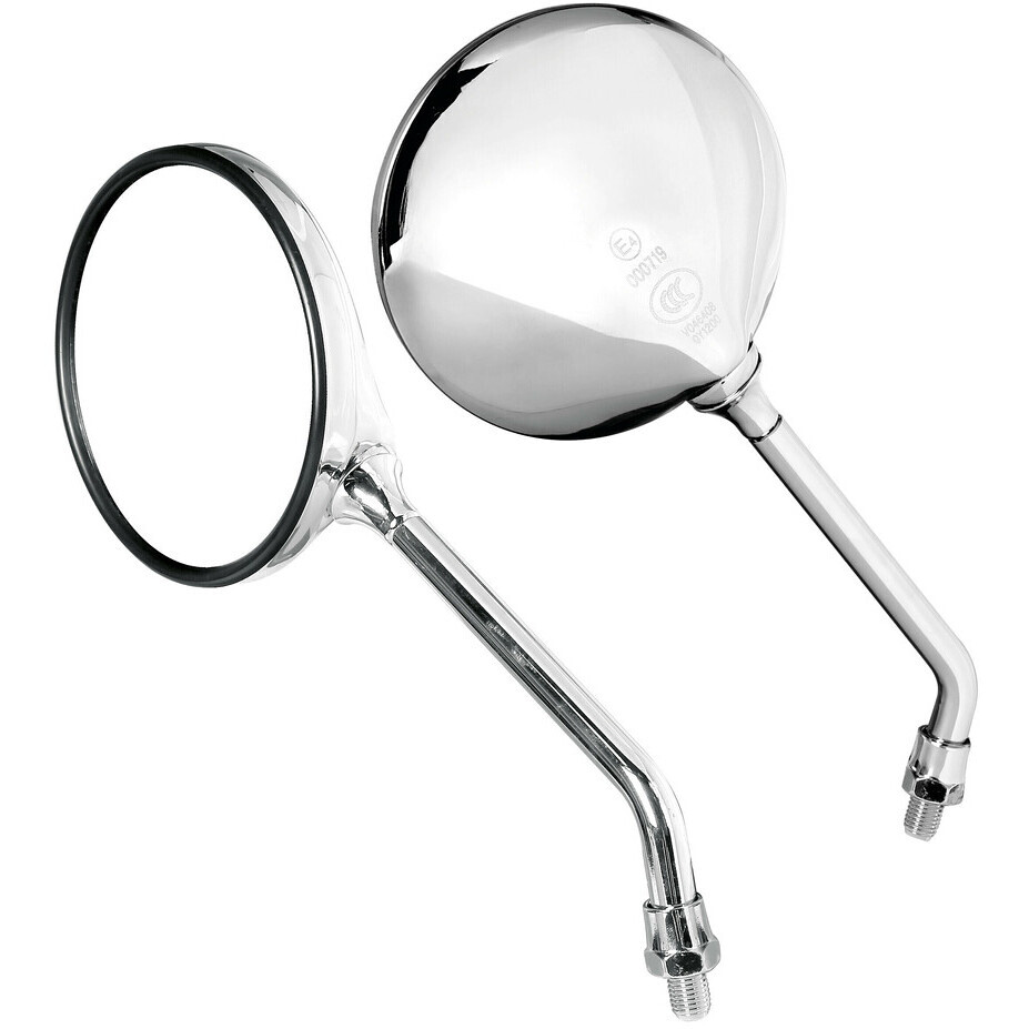 Paar Lampa Opal Chrome Motorrad-Rückspiegel