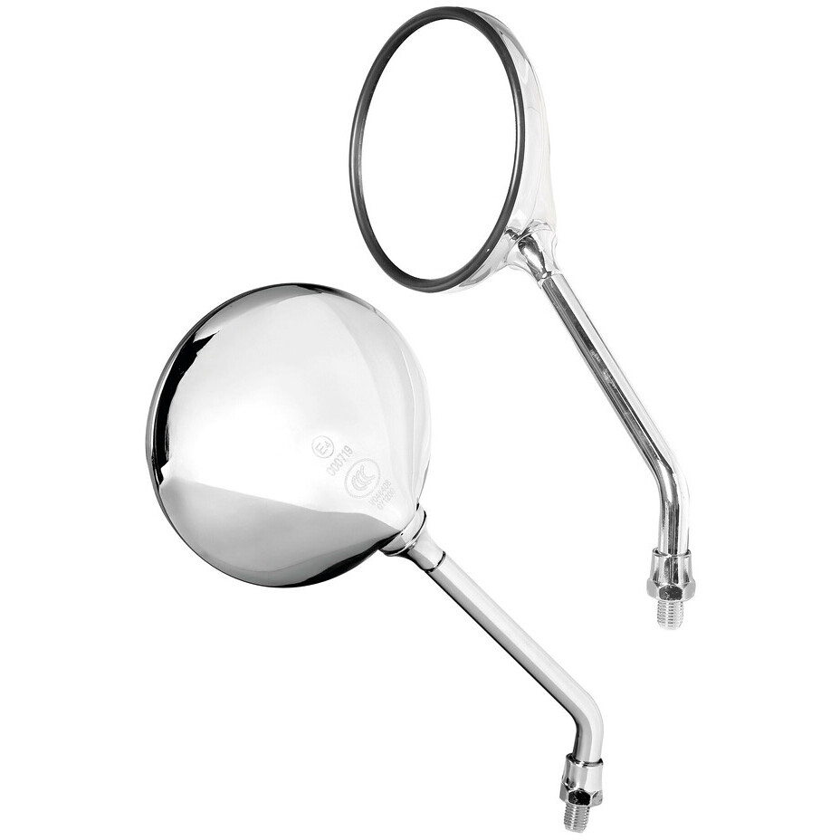 Paar Lampa Opal Chrome Motorrad-Rückspiegel