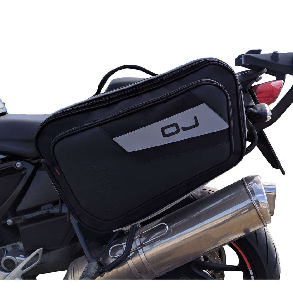 Paar Seitentaschen Moto Oj Atmospheres TWIN BAGS Schwarz