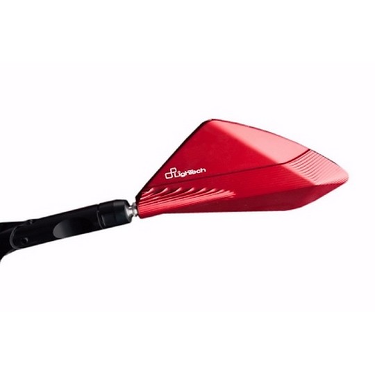 Paar Spiegel Aluminium SPEAL019 Lightech für Yamaha T-MAX 530 Red